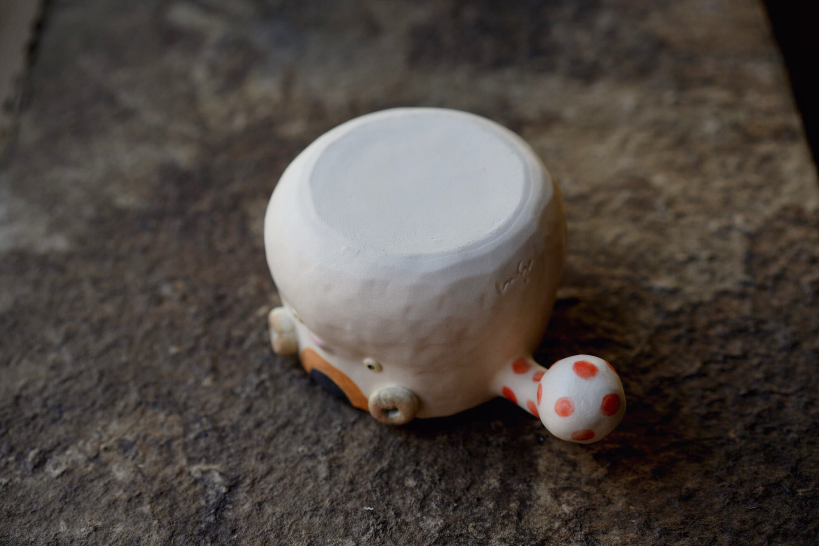 Handmade Japanese Ceramic Mug | Whimsical Character Coffee Cup by Izumi Chancey