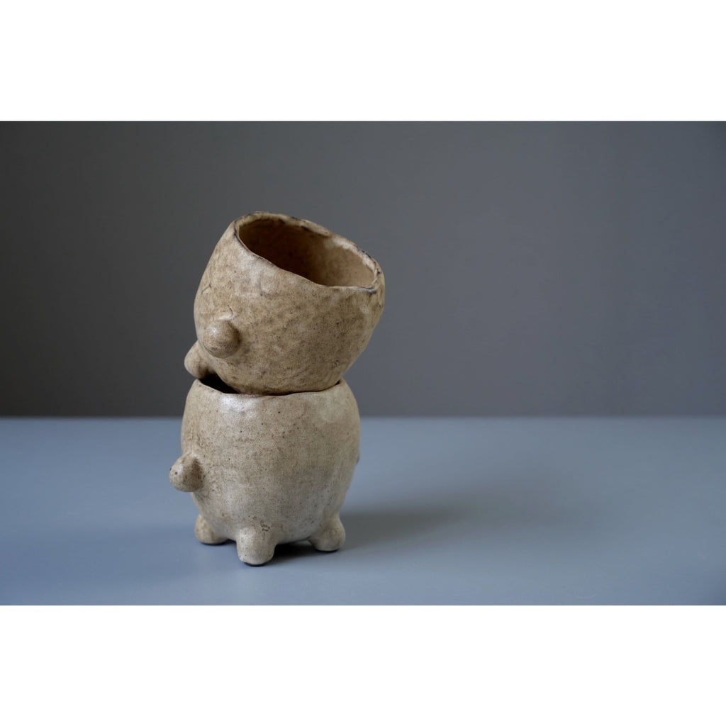 Handmade Ceramic Cup – Rustic Japanese Wabi Sabi Stoneware Drinkware