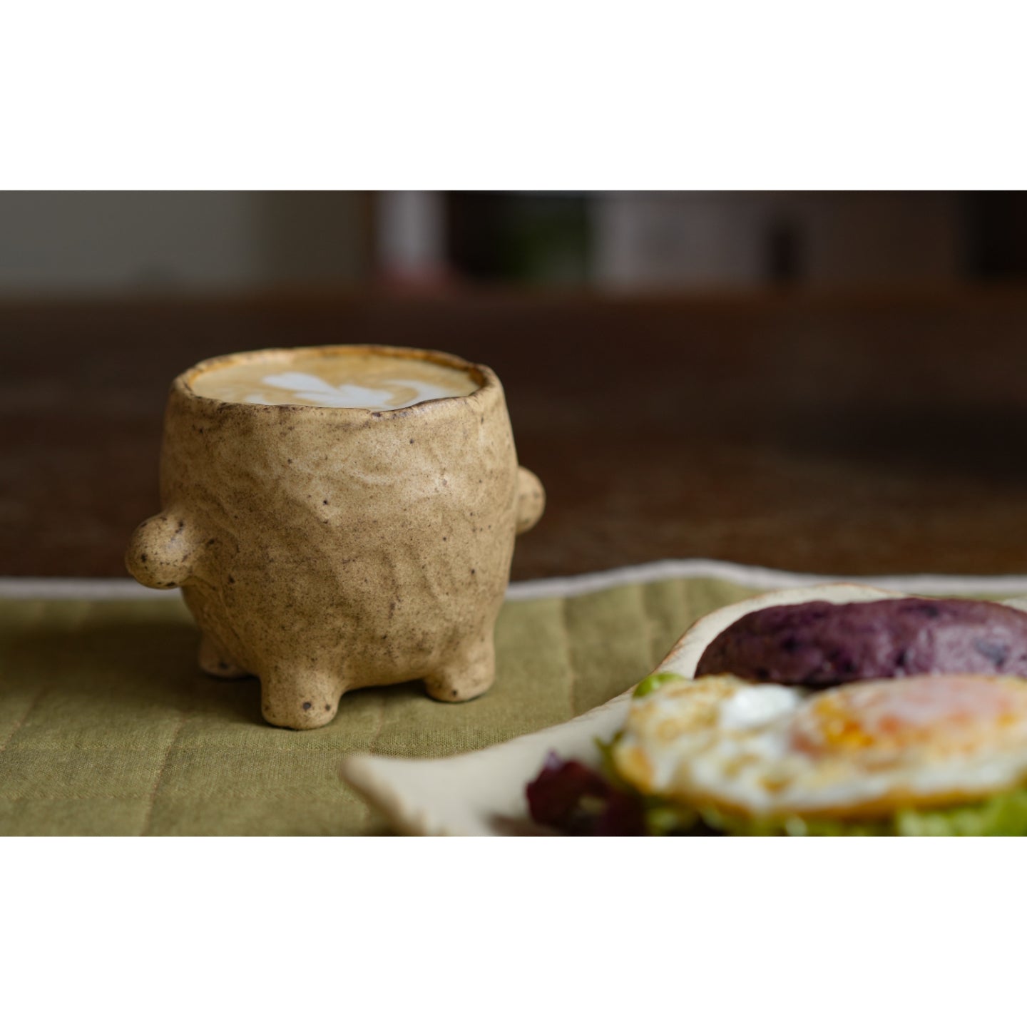 Handmade Ceramic Cup – Rustic Japanese Wabi Sabi Stoneware Drinkware