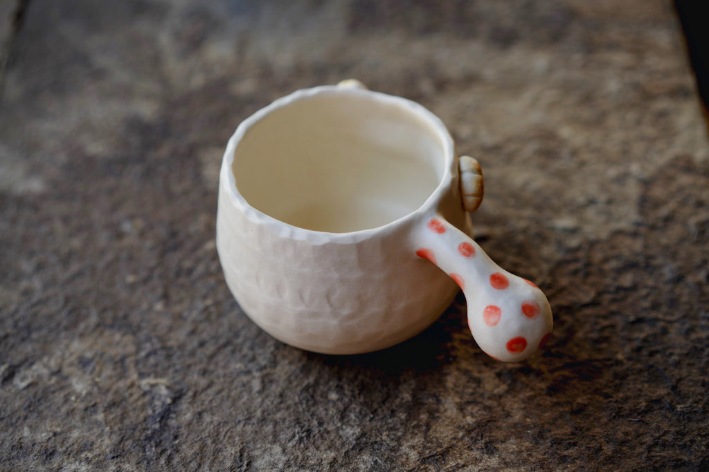 Handmade Japanese Ceramic Mug | Whimsical Character Coffee Cup by Izumi Chancey