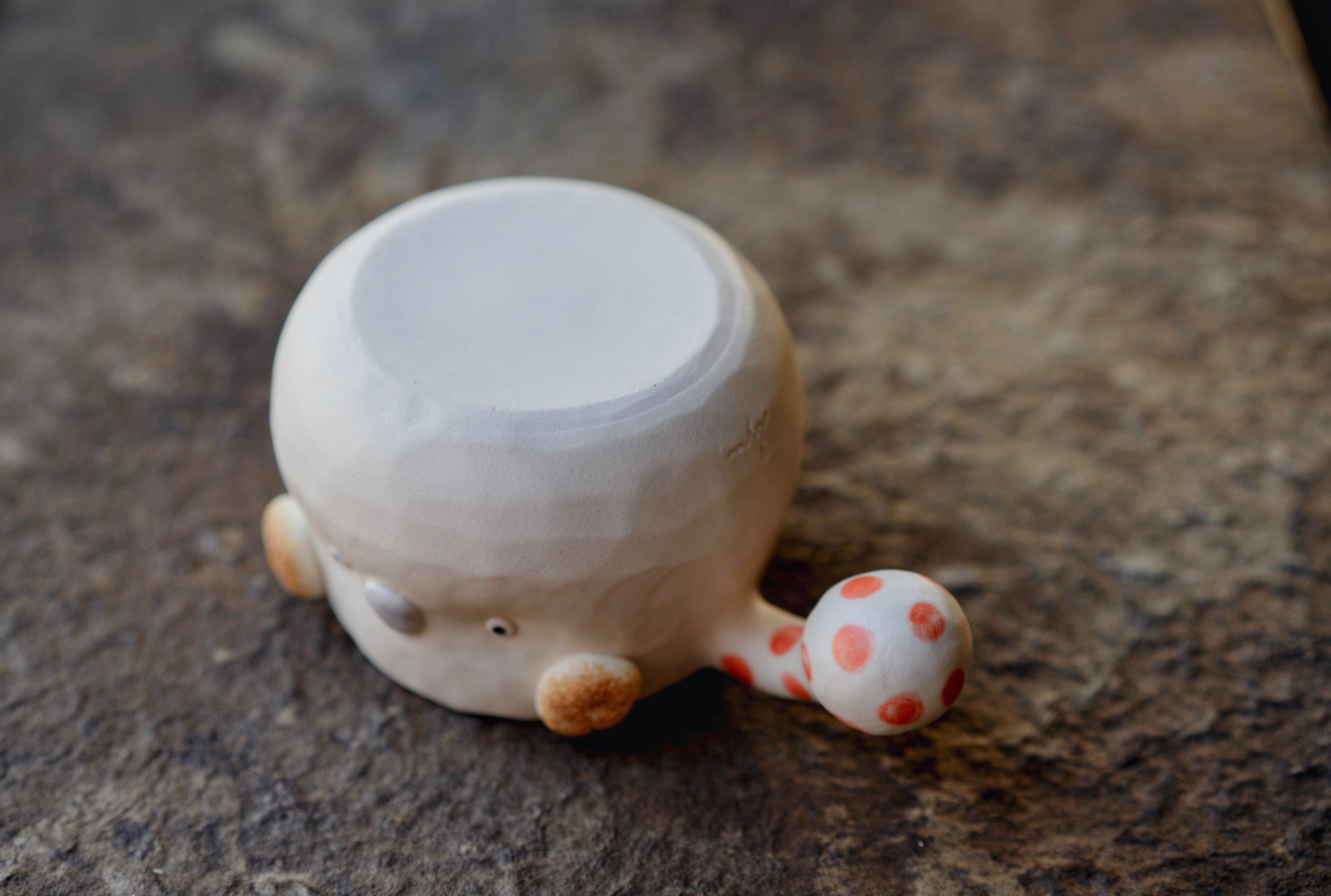 Handmade Japanese Ceramic Mug | Whimsical Character Coffee Cup by Izumi Chancey