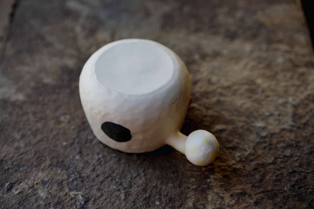 Handmade Japanese Ceramic Mug | Whimsical Character Coffee Cup by Izumi Chancey