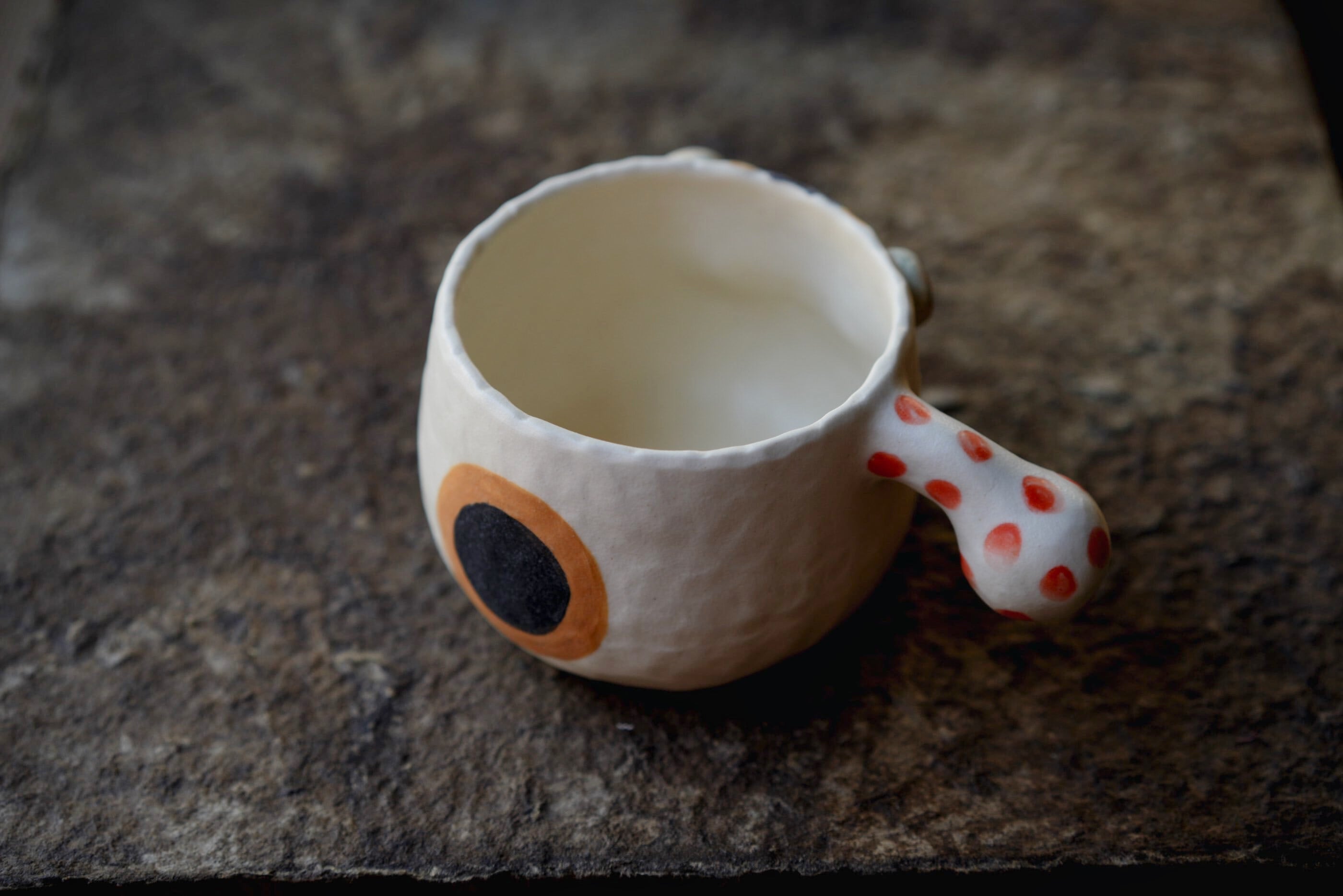 Handmade Japanese Ceramic Mug | Whimsical Character Coffee Cup by Izumi Chancey